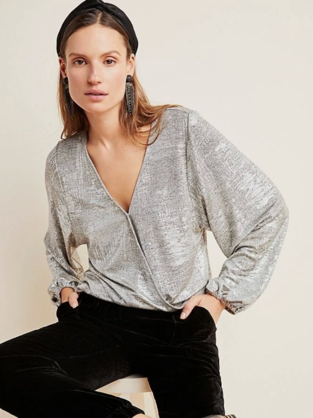 NWT Anthropologie Carys Dolman Top Size M Petite